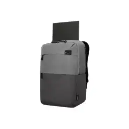 Targus Sagano EcoSmart Travel - Sac à dos pour ordinateur portable - 15.16" - gris, noir (TBB634GL)_1